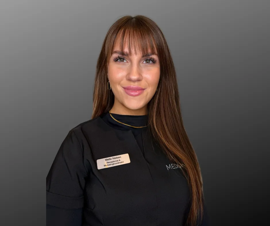 Mette Lucia Nielsen, receptionist og marketingkoordinator